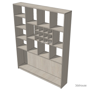 Height_Wine_Square_Drawers.skp
