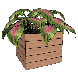 Tournesol_Boulevard_planter_BV-3600.skp