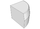 305x125 HB quadrant kerb.skp