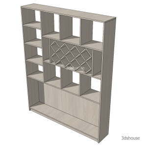 Height_Wine_Diagonal_Drawers.skp