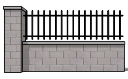 Fence_ConcreteBlock_Metal.skp