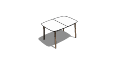 Calligaris_Tables_Console_Cream_Table_KCS4063R.skp