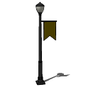 Lamp_Post_Medieval_withFlag.skp