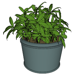 Tournesol_Village_planter_VS_6000.skp