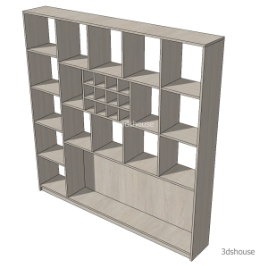 Height_Wine_Square_2Shelves.skp