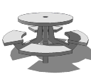 F_Picnic Table-Round.skp