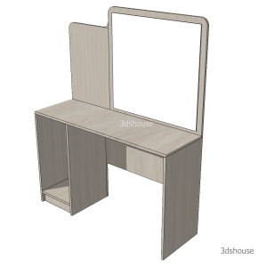 Makeup_Mirror_2Storage_Cabinet.skp