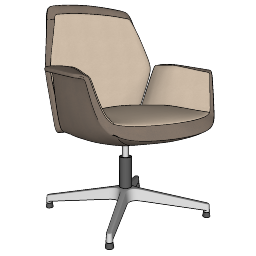 Poltrona_Frau_Downtown_visitor_chair.skp