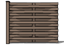 Fence_Wood_Horizontal_Curved.skp