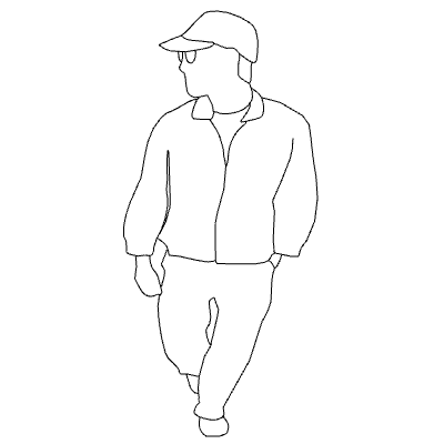 2d man baseball cap_1.skp