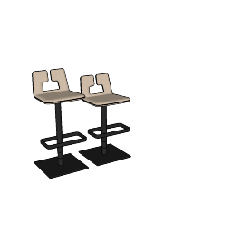Poltrona_Frau_Alo_stool.skp