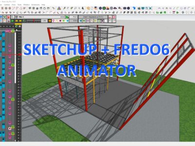 Sketchup + Fredo6 Tạo Chuyển Động Kỹ Thuật Chuyên Nghiệp