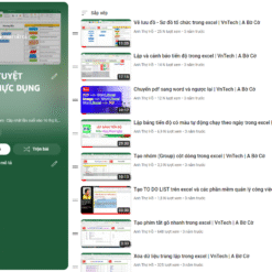 Bài tập thực hành Excel