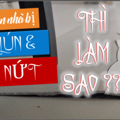 Sàn nhà trệt bị lún - nứt gạch | Nguyên nhân, cách khắc phục & phòng tránh