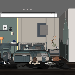 KID BEDROOM - 04.skp