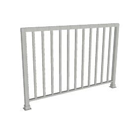 American_Railing_Architectural_Picket_ARS104R.skp
