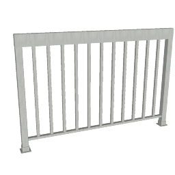 American_Railing_Architectural_Picket_ARS66B.skp