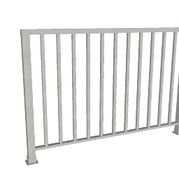 American_Railing_Architectural_Picket_ARS66AA.skp