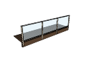 10 DesignRail Aluminum Railing System with Glass Infill - Fascia Mount.skp