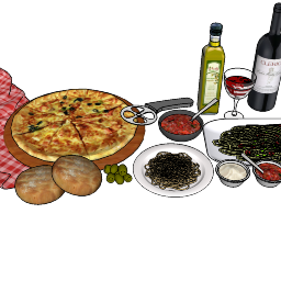 Comida+Italiana.skp