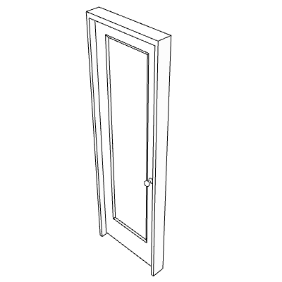 24x68 1-Panel Door.skp