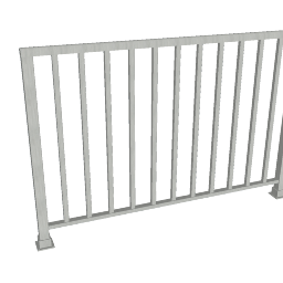 American_Railing_Architectural_Picket_ARS104ADA.skp