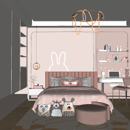 KID BEDROOM - 10.skp