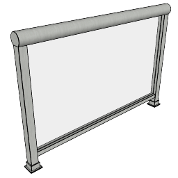 American_Railing_Architectural_Glass_ARS8C.skp