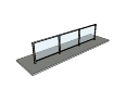 03 DesignRail Aluminum Railing System with Glass Infill.skp