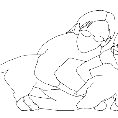 2d girls and dog_1.skp