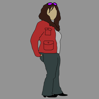 2D Woman Nancy.skp