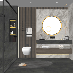 No1.BATHROOM - 01.skp