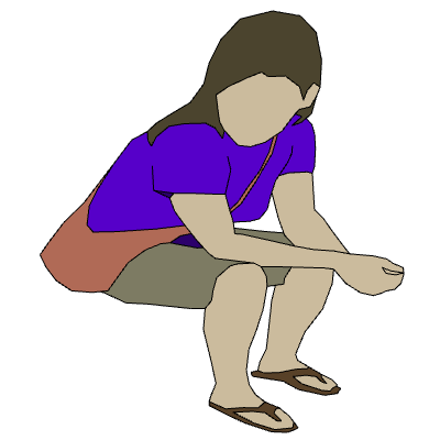 2D Girl Sitting_4.skp