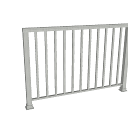 American_Railing_Architectural_Picket_ARS66L.skp