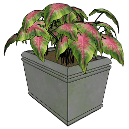 Tournesol_Village_planter_VR_362424.skp