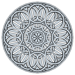 Irongate_Del_Sol_round_drain_grate.skp
