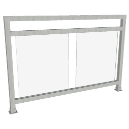 American_Railing_Special_Architectural_Glass_ARS104.skp