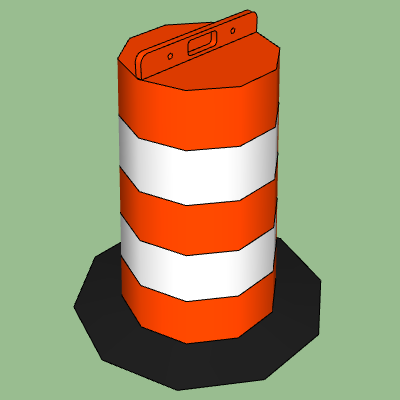 Construction barrel.skp