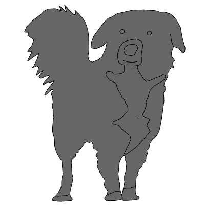 2d animal_ dog_ Aiko_2.skp