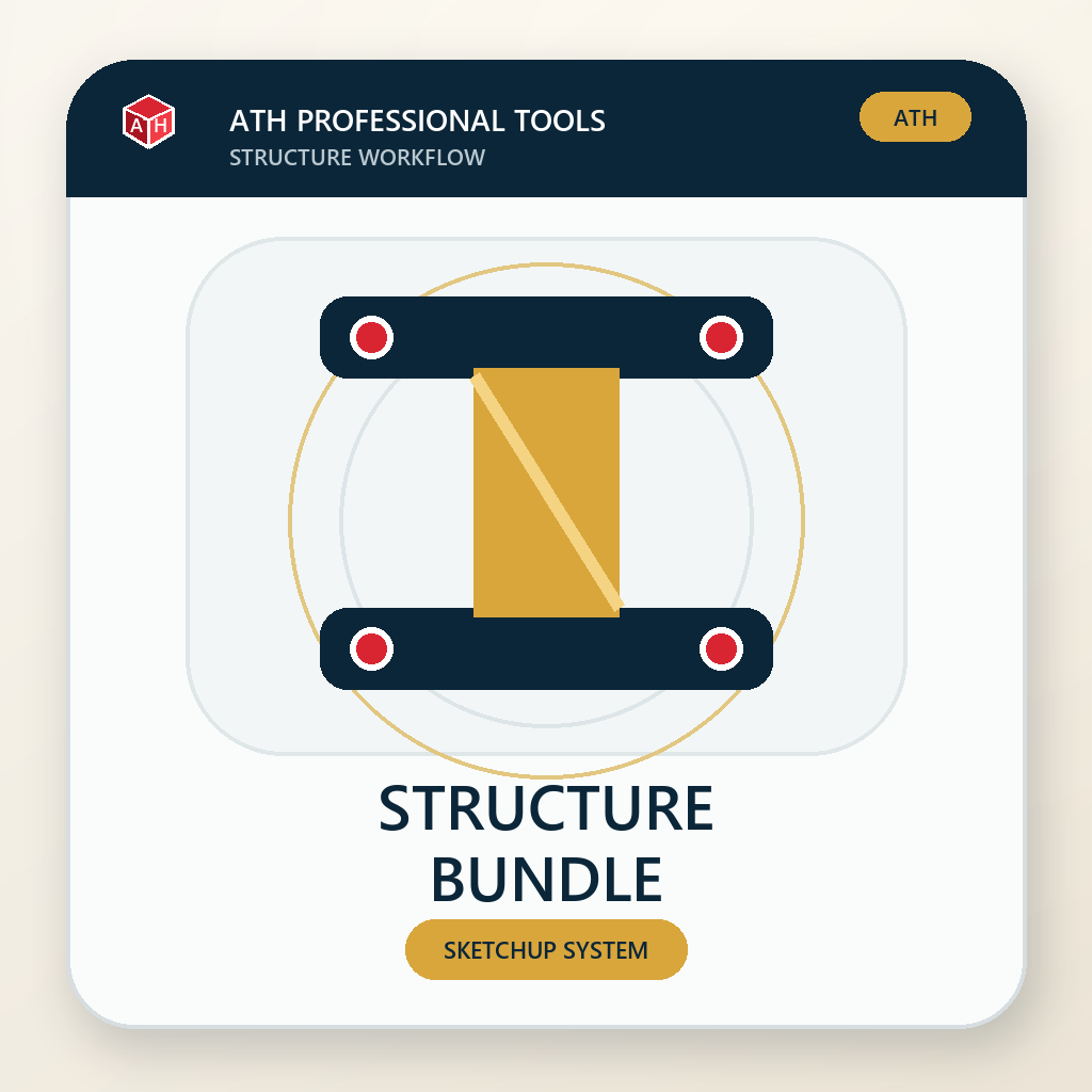 ATH Structure Bundle — bộ plugin kết cấu SketchUp